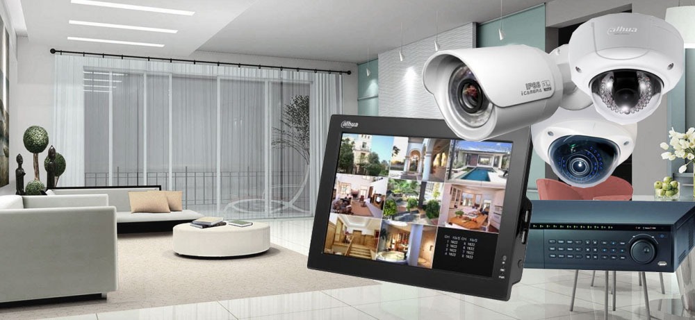 Colocar cámaras de vigilancia de seguridad en casa